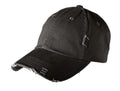 District - Distressed Cap. DT600-Caps-Black-OSFA-JadeMoghul Inc.