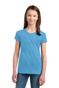 District Girls The Concert Tee. DT5001YG-Youth-Aquatic Blue-L-JadeMoghul Inc.