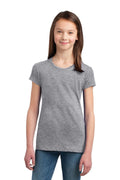 District Girls The Concert Tee. DT5001YG-Youth-Heathered Grey-L-JadeMoghul Inc.