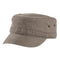 District Houndstooth Military Hat DT619-Caps-Brown/Tan-OSFA-JadeMoghul Inc.