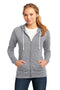 District - Juniors Core Fleece Full-Zip Hoodie DT290-Sweatshirts/Fleece-Athletic Heather-4XL-JadeMoghul Inc.
