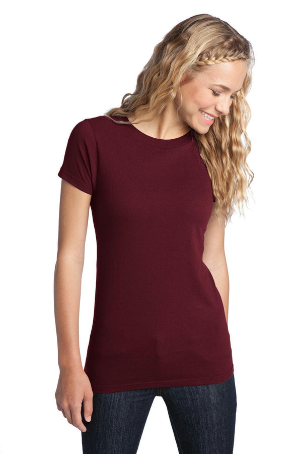 District - Juniors The Concert Tee DT5001-T-shirts-Maroon-4XL-JadeMoghul Inc.