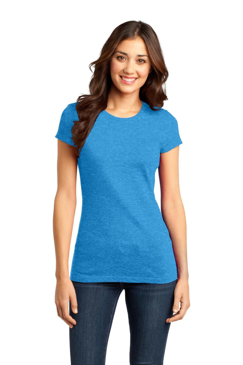 District - Juniors Very Important Tee. DT6001-T-shirts-Heathered Bright Turquoise-XL-JadeMoghul Inc.