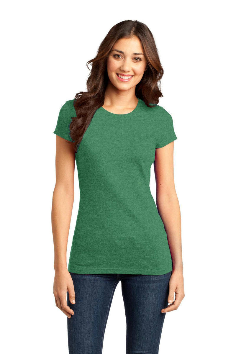 District - Juniors Very Important Tee. DT6001-T-shirts-Heathered Kelly Green-XXL-JadeMoghul Inc.