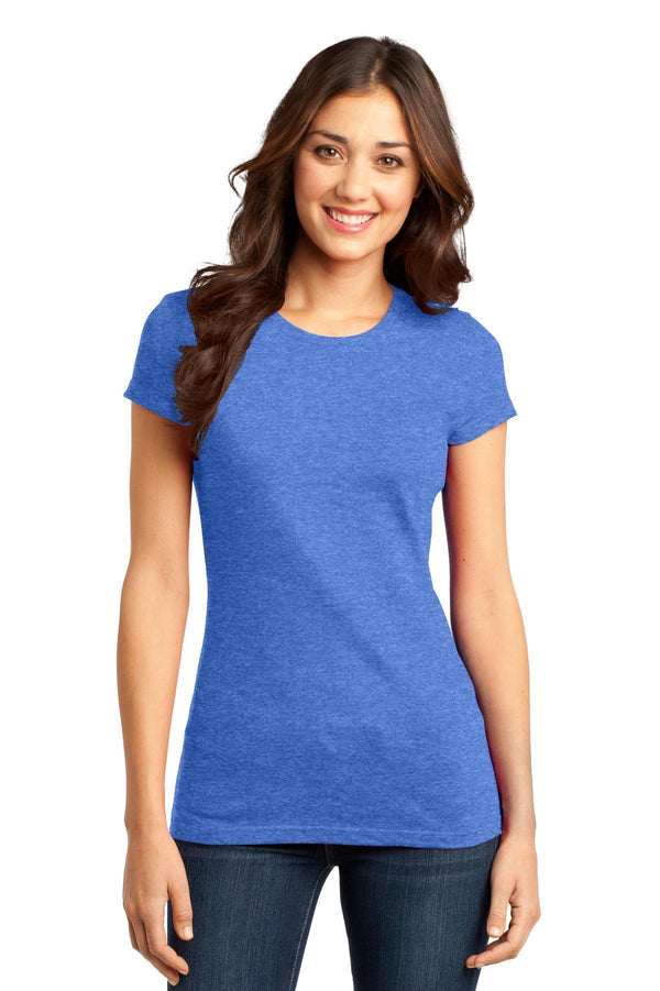 District - Juniors Very Important Tee. DT6001-T-shirts-Heathered Royal-L-JadeMoghul Inc.