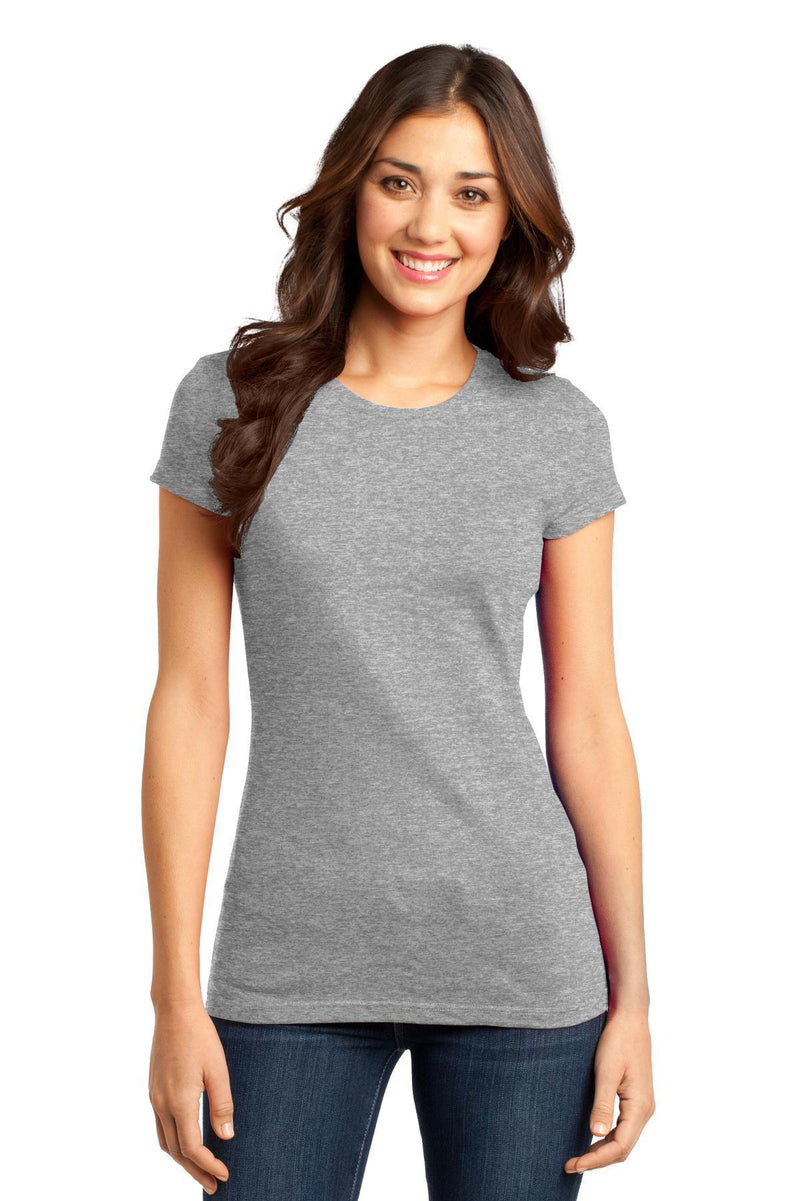 District - Juniors Very Important Tee. DT6001-T-shirts-Light Heather Grey-L-JadeMoghul Inc.