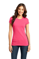 District - Juniors Very Important Tee. DT6001-T-shirts-Neon Pink-S-JadeMoghul Inc.