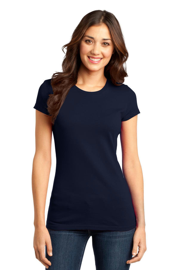 District - Juniors Very Important Tee. DT6001-T-shirts-New Navy-L-JadeMoghul Inc.