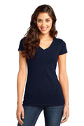 District - Juniors Very Important Tee V-Neck. DT6501-T-shirts-New Navy-4XL-JadeMoghul Inc.