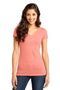 District - Juniors Very Important Tee V-Neck. DT6501-T-shirts-Peach-XS-JadeMoghul Inc.