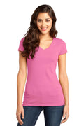 District - Juniors Very Important Tee V-Neck. DT6501-T-shirts-True Pink-4XL-JadeMoghul Inc.