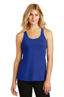 District Made Ladies 60/40 Gathered Racerback Tank. DM420-T-shirts-Deep Royal-4XL-JadeMoghul Inc.