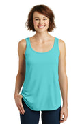 District Made Ladies Drapey Tank. DM414-T-shirts-Aqua Ice-4XL-JadeMoghul Inc.