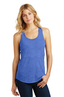 District Made Ladies Perfect Tri Racerback Tank. DM138L-T-shirts-Royal Frost-4XL-JadeMoghul Inc.