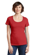 District Made Ladies Perfect Weight Scoop Tee. DM106L-T-shirts-Classic Red-4XL-JadeMoghul Inc.