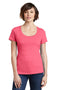District Made Ladies Perfect Weight Scoop Tee. DM106L-T-shirts-Coral-4XL-JadeMoghul Inc.
