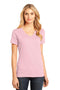 District Made - Ladies Perfect Weight V-Neck Tee. DM1170L-T-shirts-Light Pink-4XL-JadeMoghul Inc.