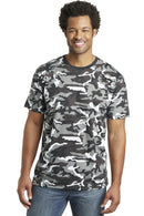 District Made Men's Camo Perfect Weight Crew Tee. DT104C-T-shirts-Winter Camo-4XL-JadeMoghul Inc.