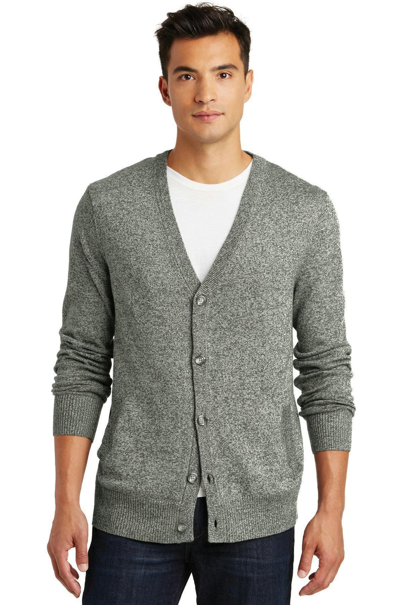 District Made - Mens Cardigan Sweater. DM315-Polos/knits-Warm Grey-2XL-JadeMoghul Inc.