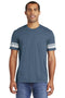 District Made Mens Game Tee. DT376-T-shirts-Heathered True Navy/White-XS-JadeMoghul Inc.