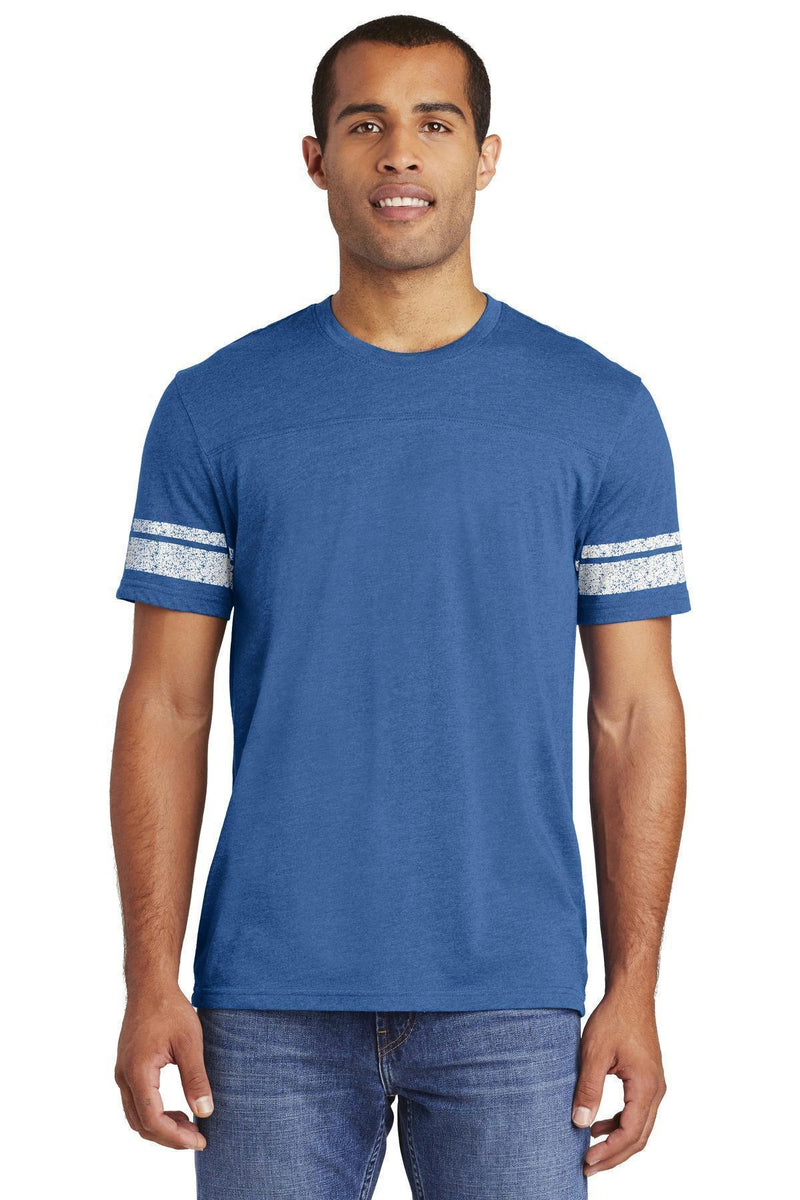 District Made Mens Game Tee. DT376-T-shirts-Heathered True Royal/White-3XL-JadeMoghul Inc.