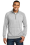 District Made Mens Lightweight Fleece 1/4-Zip. DM392-Sweatshirts/fleece-Heathered Grey-4XL-JadeMoghul Inc.