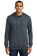District Made Men's Lightweight Fleece Hoodie. DM391-Sweatshirts/Fleece-Heathered Navy-4XL-JadeMoghul Inc.