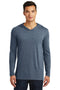 District Made Men's Perfect Tri Long Sleeve Hoodie. DM139-T-shirts-Navy Frost-L-JadeMoghul Inc.