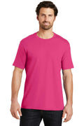 District Made Mens Perfect Weight Crew Tee. DT104-T-shirts-Dark Fuchsia-4XL-JadeMoghul Inc.