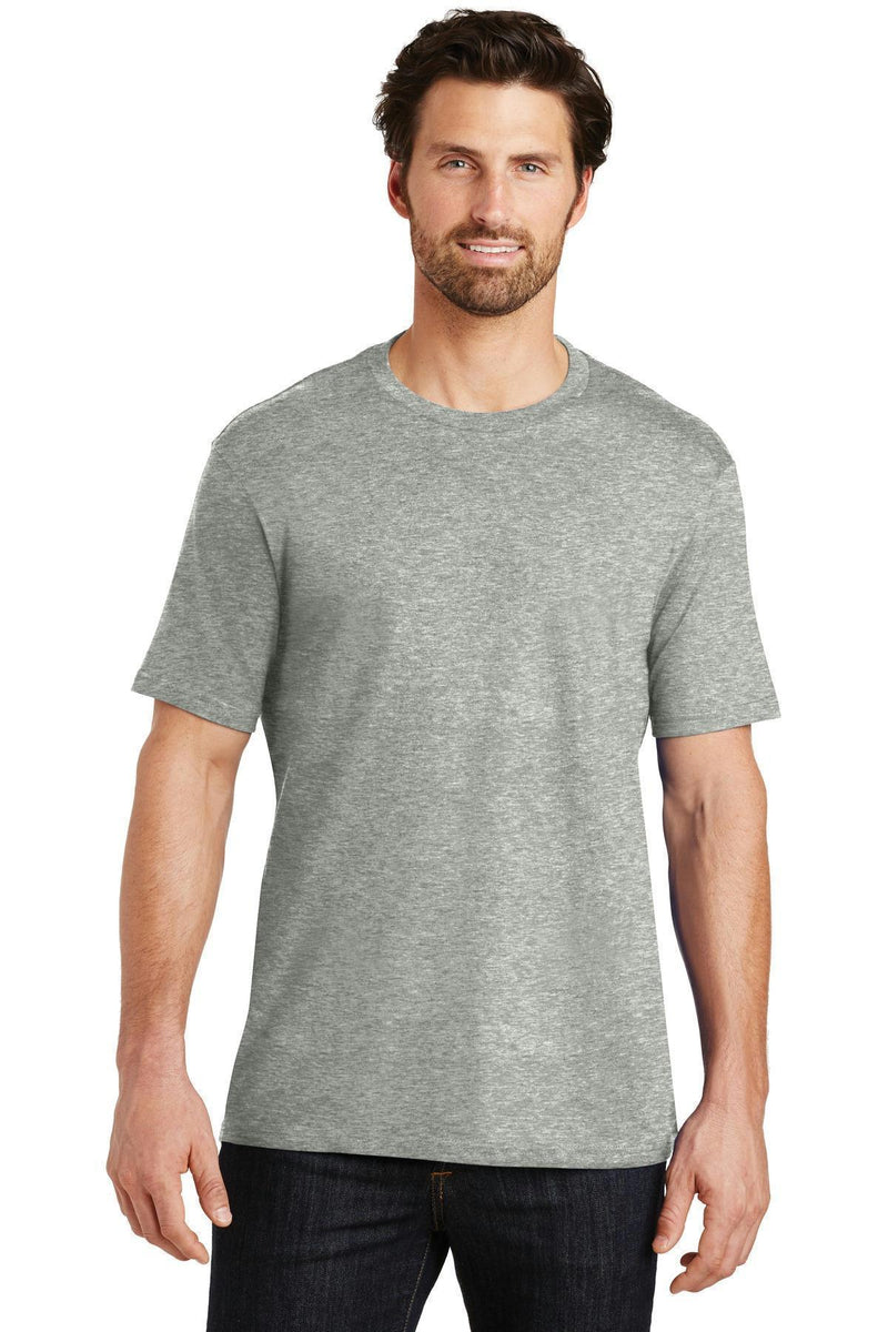 District Made Mens Perfect Weight Crew Tee. DT104-T-shirts-Heathered Steel-3XL-JadeMoghul Inc.