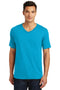 District Made Men's Perfect Weight V-Neck Tee. DT1170-T-shirts-Bright Turquoise-4XL-JadeMoghul Inc.