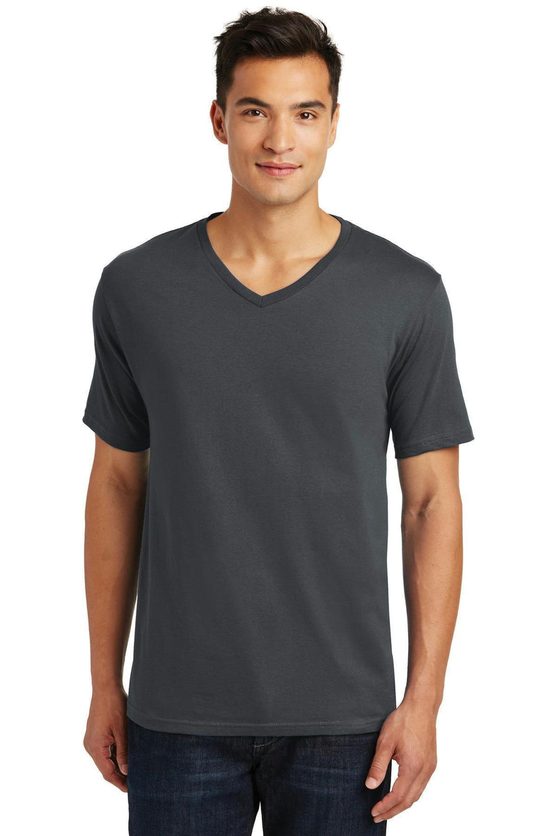 District Made Men's Perfect Weight V-Neck Tee. DT1170-T-shirts-Charcoal-4XL-JadeMoghul Inc.