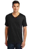 District Made Men's Perfect Weight V-Neck Tee. DT1170-T-shirts-Jet Black-4XL-JadeMoghul Inc.