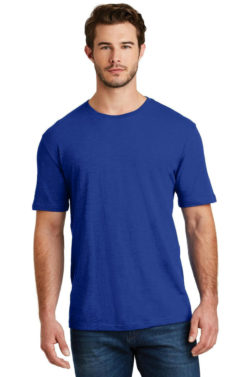 District Made Men's Super Slub Crew Tee. DM3000-T-shirts-Deep Royal-4XL-JadeMoghul Inc.