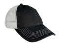 District - MeshBack Cap. DT607-Caps-Black/ White-OSFA-JadeMoghul Inc.