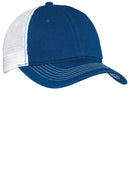 District - MeshBack Cap. DT607-Caps-Royal/ White-OSFA-JadeMoghul Inc.