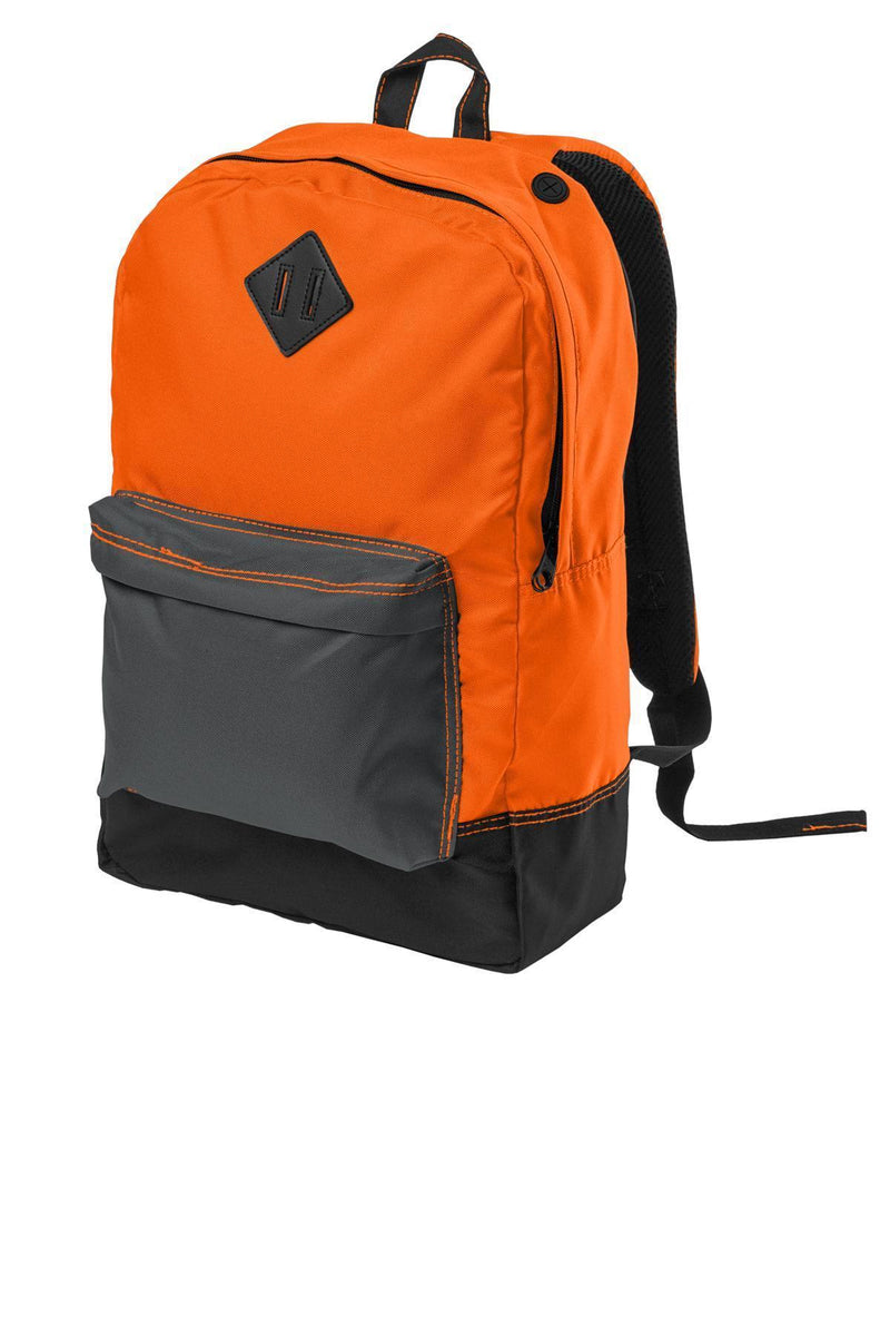 District Retro Backpack. DT715-Bags-Neon Orange-OSFA-JadeMoghul Inc.