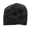 District - Spaced-Dyed Beanie DT620-Caps-Black/ Charcoal-OSFA-JadeMoghul Inc.