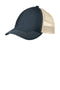 District Super Soft MeshBack Cap. DT630-Caps-New Navy/ Stone-OSFA-JadeMoghul Inc.