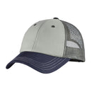 District - Tri-Tone MeshBack Cap DT616-Caps-Chrome/New Navy/Charcoal-OSFA-JadeMoghul Inc.