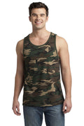 District - Young Men's Cotton Ringer Tank DT1500-T-shirts-Military Camo/ Dark Army-4XL-JadeMoghul Inc.