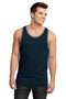 District - Young Men's Cotton Ringer Tank DT1500-T-shirts-New Navy/ Heathered Steel-4XL-JadeMoghul Inc.