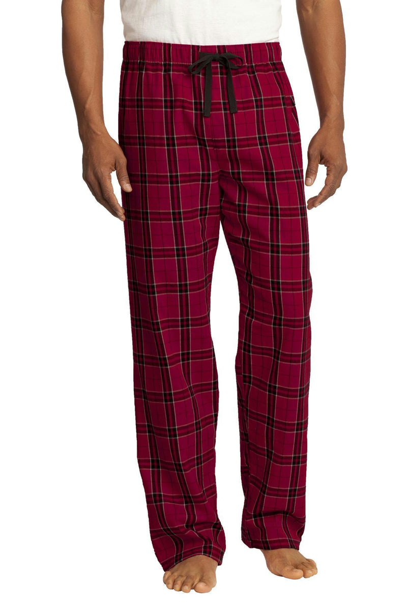 District - Young Men's Flannel Plaid Pant. DT1800-Juniors & Young Men-New Red-4XL-JadeMoghul Inc.