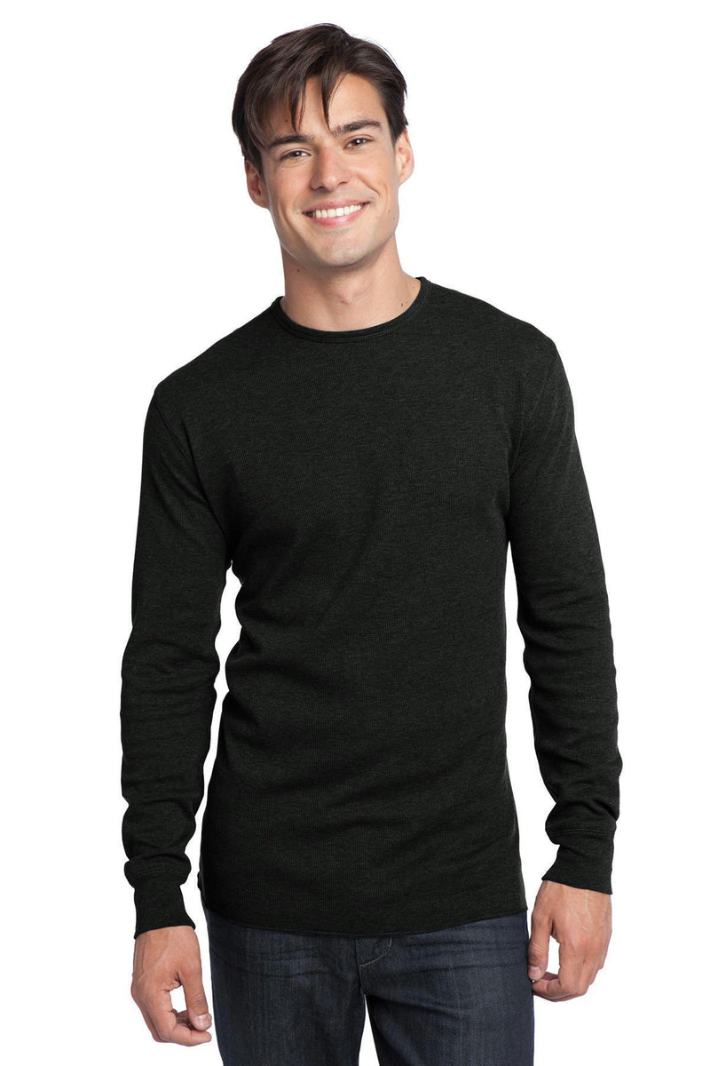 District - Young Men's Long Sleeve Thermal. DT118-T-shirts-Black-4XL-JadeMoghul Inc.