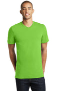 District - Young Men's The Concert Tee V-Neck DT5500-T-shirts-Neon Green-4XL-JadeMoghul Inc.