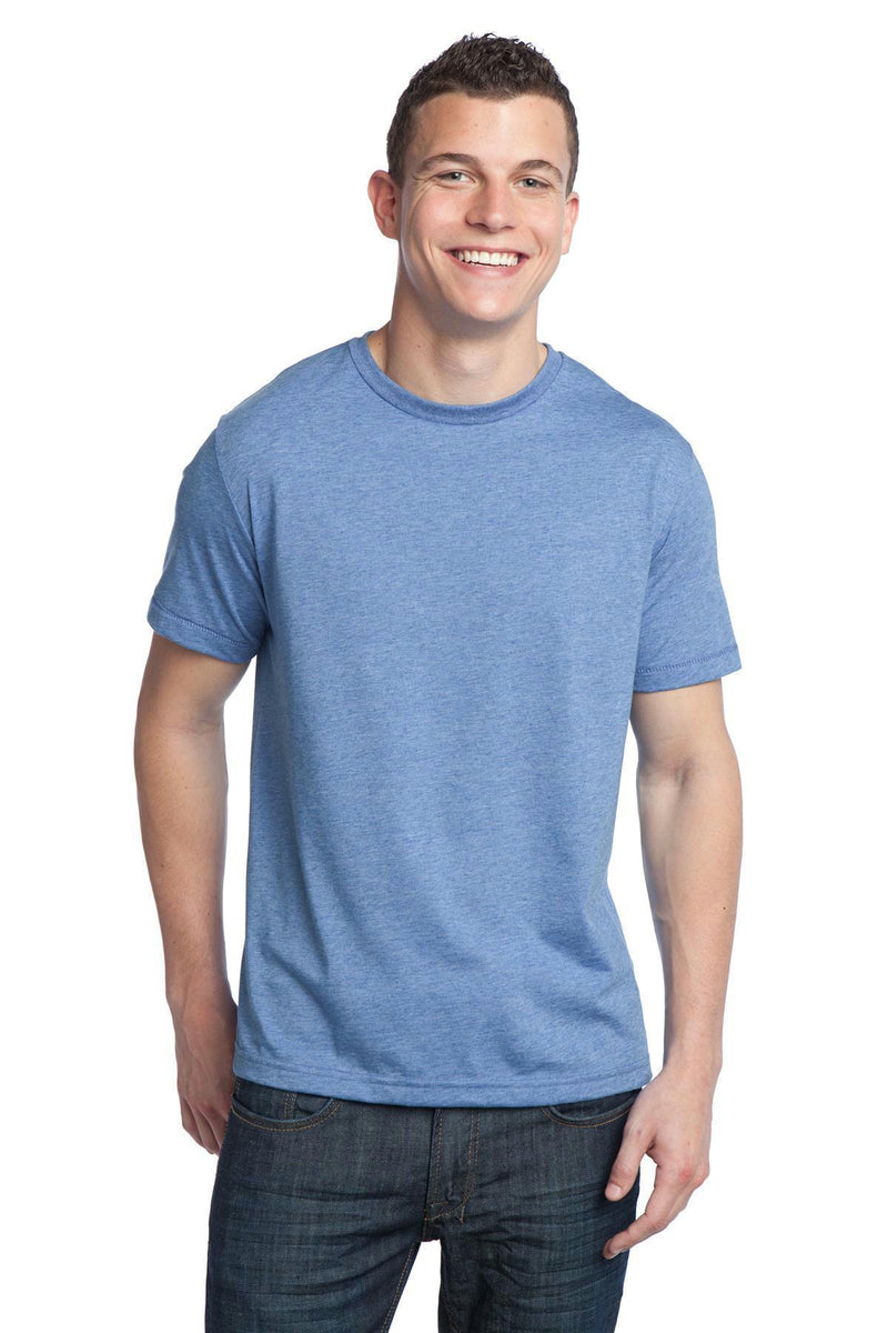 District - Young Men's Tri-BlendCrewneck Tee. DT142-T-shirts-Maritime Heather-4XL-JadeMoghul Inc.