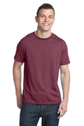 District - Young Men's Tri-BlendCrewneck Tee. DT142-T-shirts-Maroon Heather-4XL-JadeMoghul Inc.