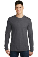 District Young Men's Very Important Tee Long Sleeve. DT6200-T-shirts-Heathered Charcoal-4XL-JadeMoghul Inc.
