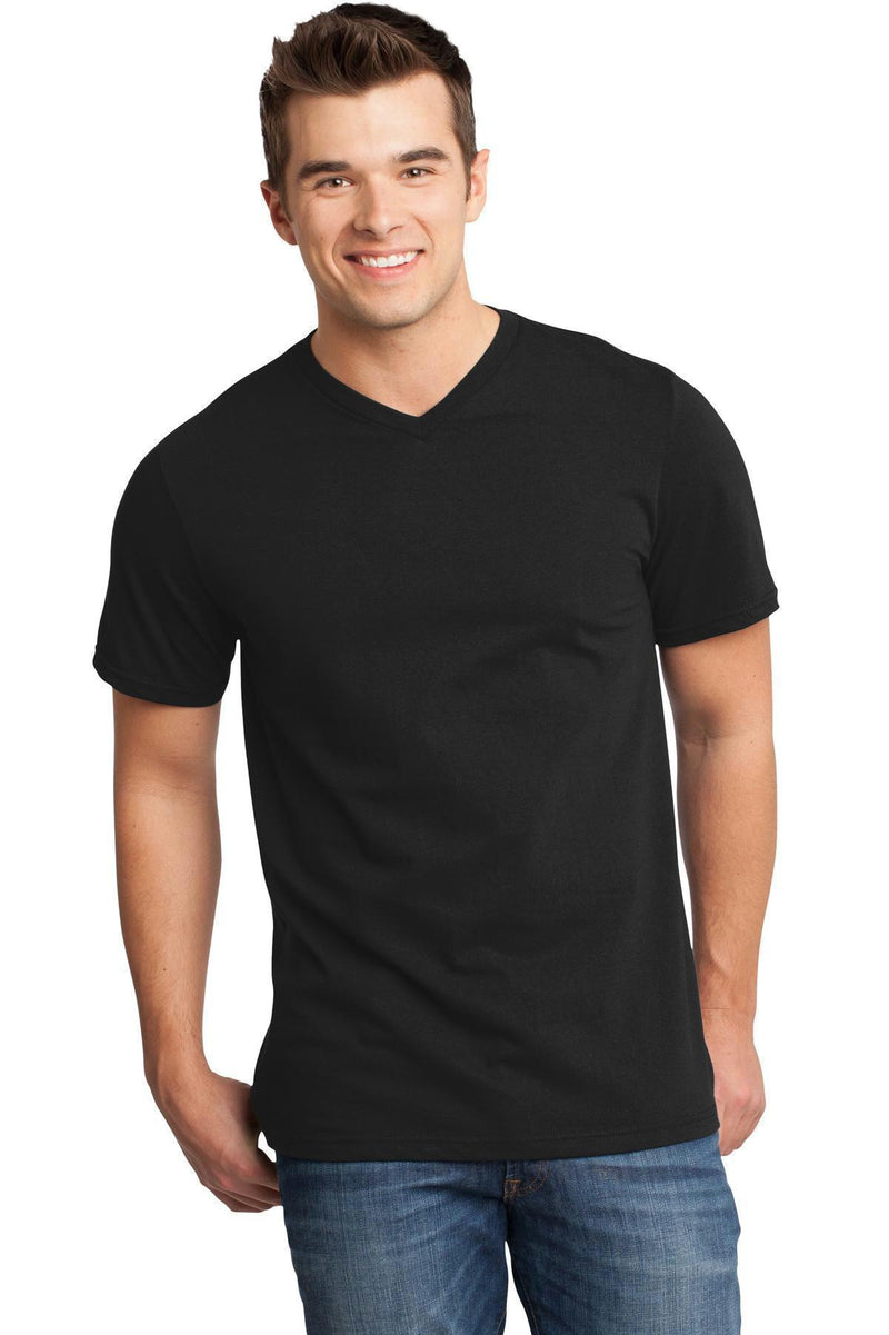 District - Young Men's Very Important Tee V-Neck. DT6500-T-shirts-Black-4XL-JadeMoghul Inc.