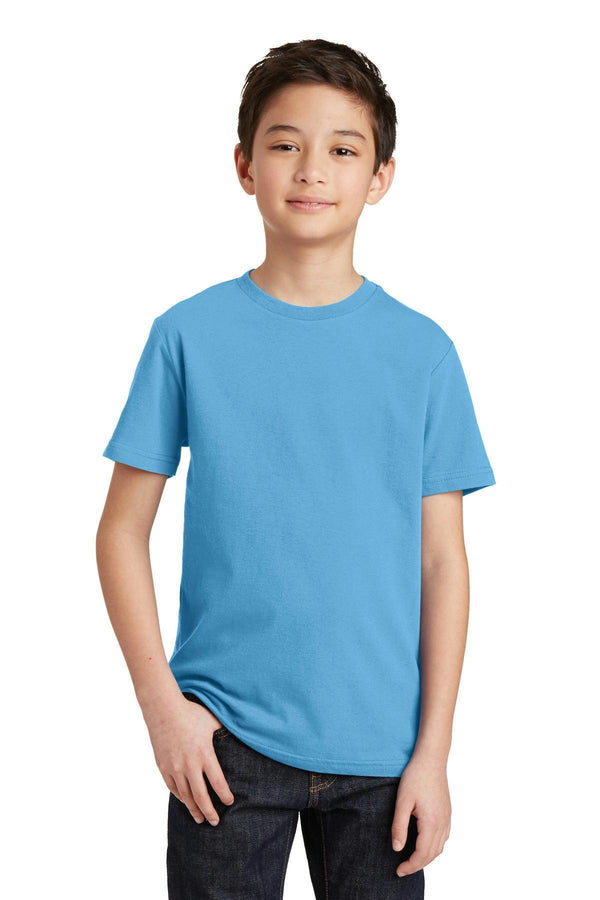 District Youth The Concert Tee. DT5000Y-Youth-Aquatic Blue-L-JadeMoghul Inc.